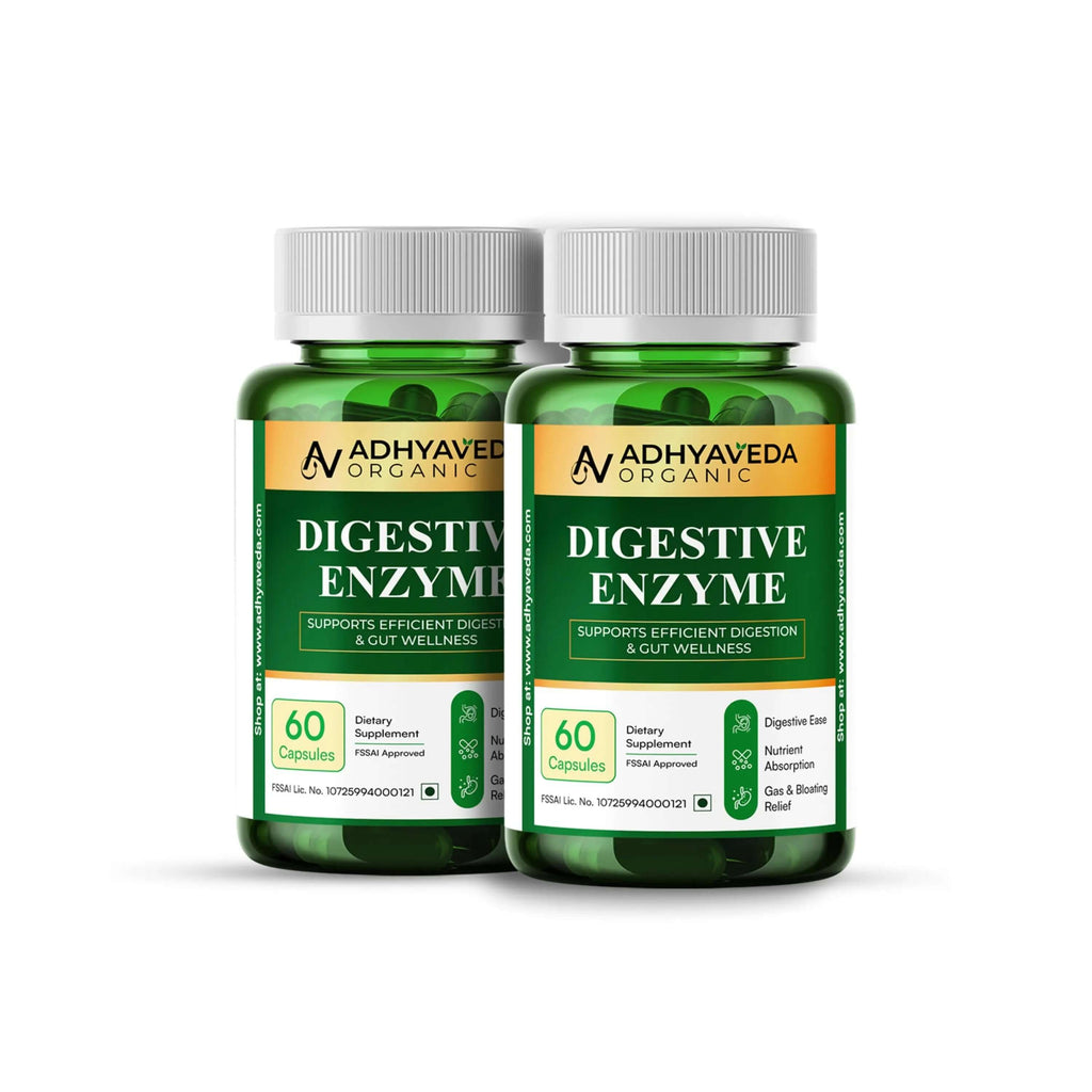Adhyaveda Digestive Enzyme Supports Efficient Digestion & Gut Wellness