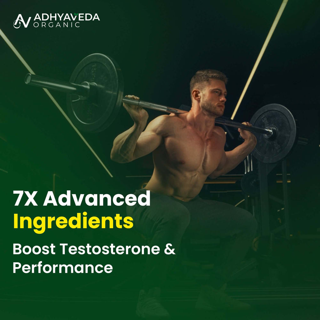 Adhyaveda Testosterone Booster 7X Advanced Ingredients 